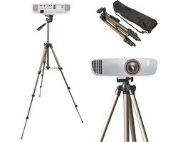 19P 105 cm statief voor mini-beamer compatibel met Dell M110 M115 HD Anker Nebula Capsule Max Mars I II 1 2 Pro Elephas 4500 vivitek Artlii Vankyo Leisure VicTsing VANKYO