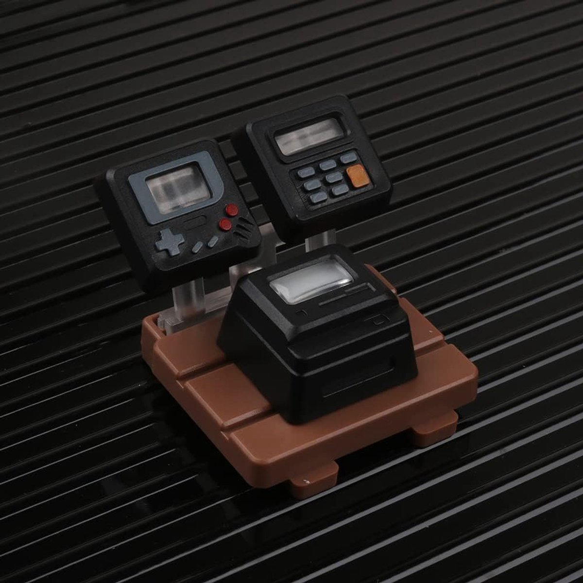 3D ESC Key R4 Profiel Shine-Through Keycap voor Mechanisch Toetsenbord, Retro Mini Gaming Pad Keycap (zwart)