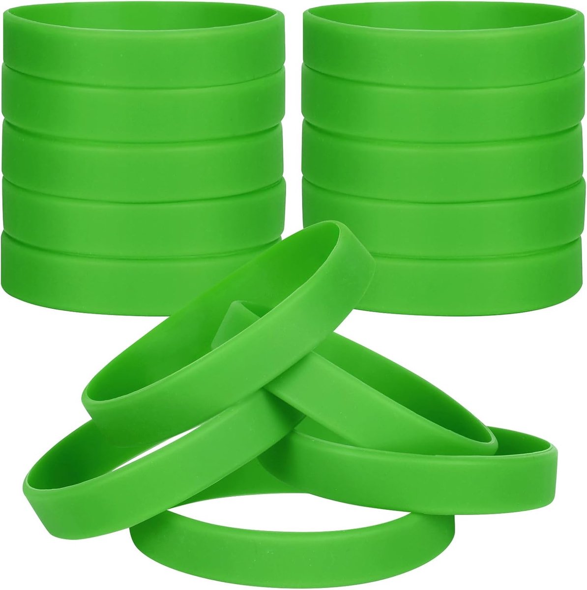 armbanden voor kinderen, rubberen armbanden, elastische armbanden voor jongens en meisjes, school, activiteit, feestdecoraties, 30 Stück, Siliconen, Geen edelsteen