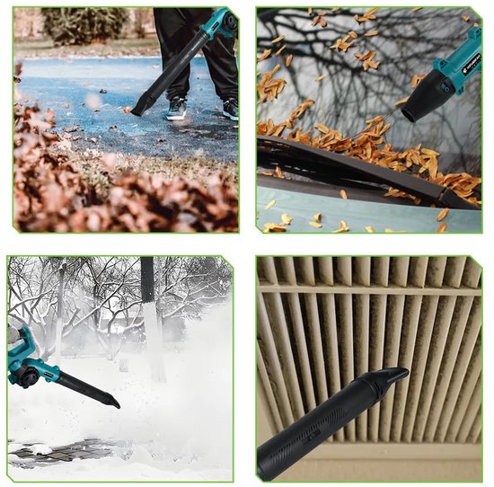 Innovastore Draadloze elektrische bladblazer - Bladblazer - Bladzuiger - Snoerloze bladblazer - Tuingereedschap - Incl 1 batterij — afbeelding 4