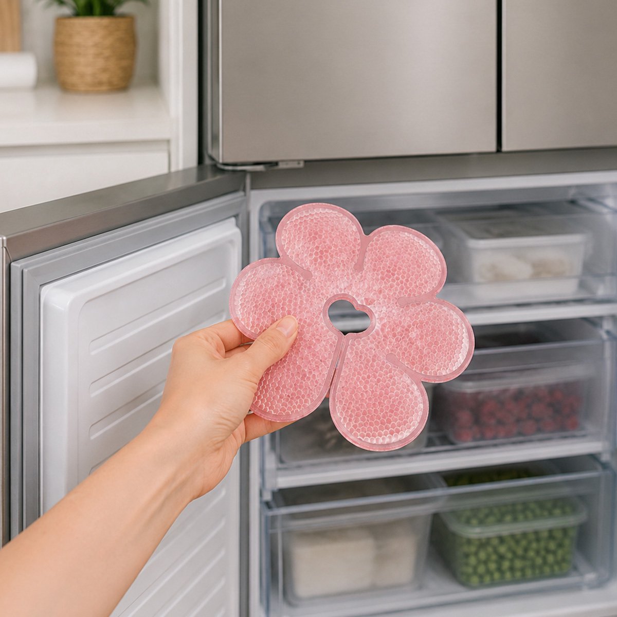 Babyono Gel Borstkompressen Hot & Cold – 2 Stuks – Warm & Koud Kompres voor Borstvoeding – Tegen Stuwing en Verstopte Melkkanaaltjes – Herbruikbaar — cadeau in Cadeau-ideeën - foto 4