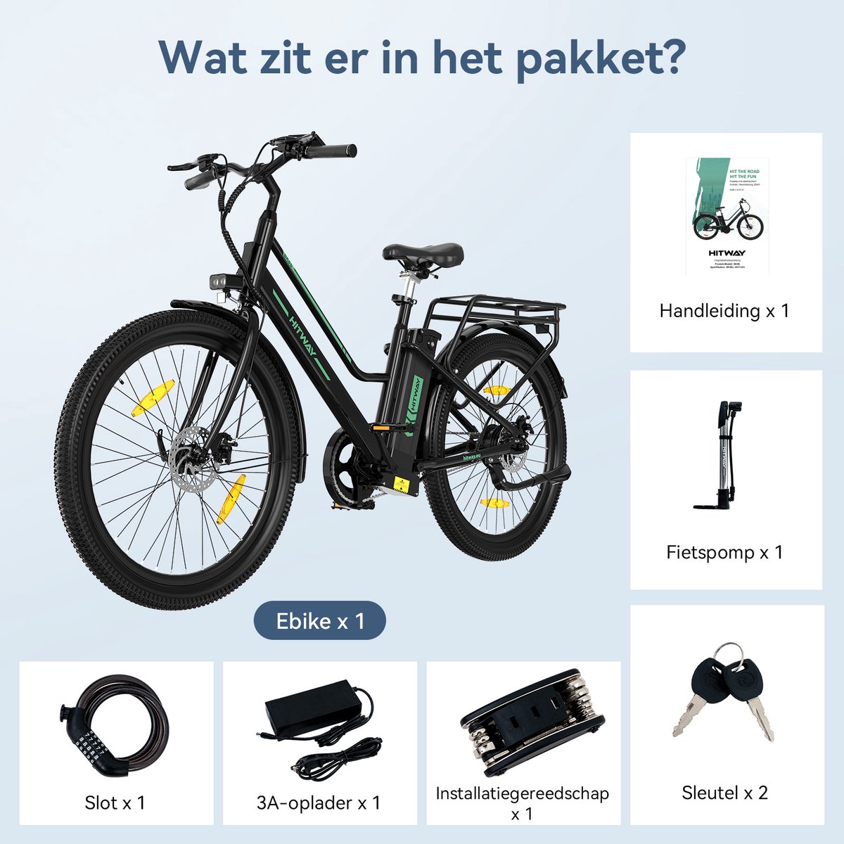 Hitway Elektrische Fiets BK8SL thumbnail 3