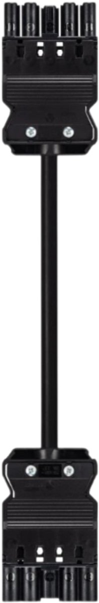 Wieland verbindingskabel 5x1.5mm² Eca 70° - 3m zwart - per 15 stuks (GST18I5KSBS 15 30SW)