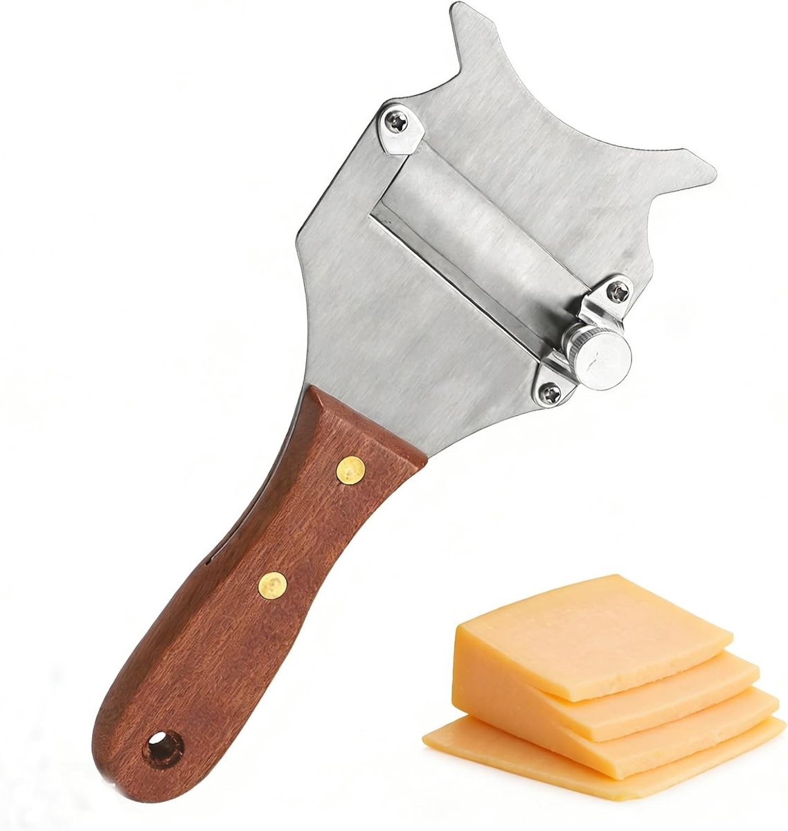 Truffle - Cheese Slicer met Verstelbare Dikte - RVS Snijder voor Truffels of Kaas - Professionele Snijder voor Truffels en Kaas - Scherp Snijdend Gereedschap