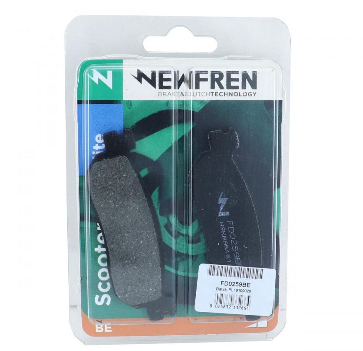 Plaquette de frein Newfren pour moto Yamaha 175 DT 2000 à 2020 FD0259BE1 Neuf