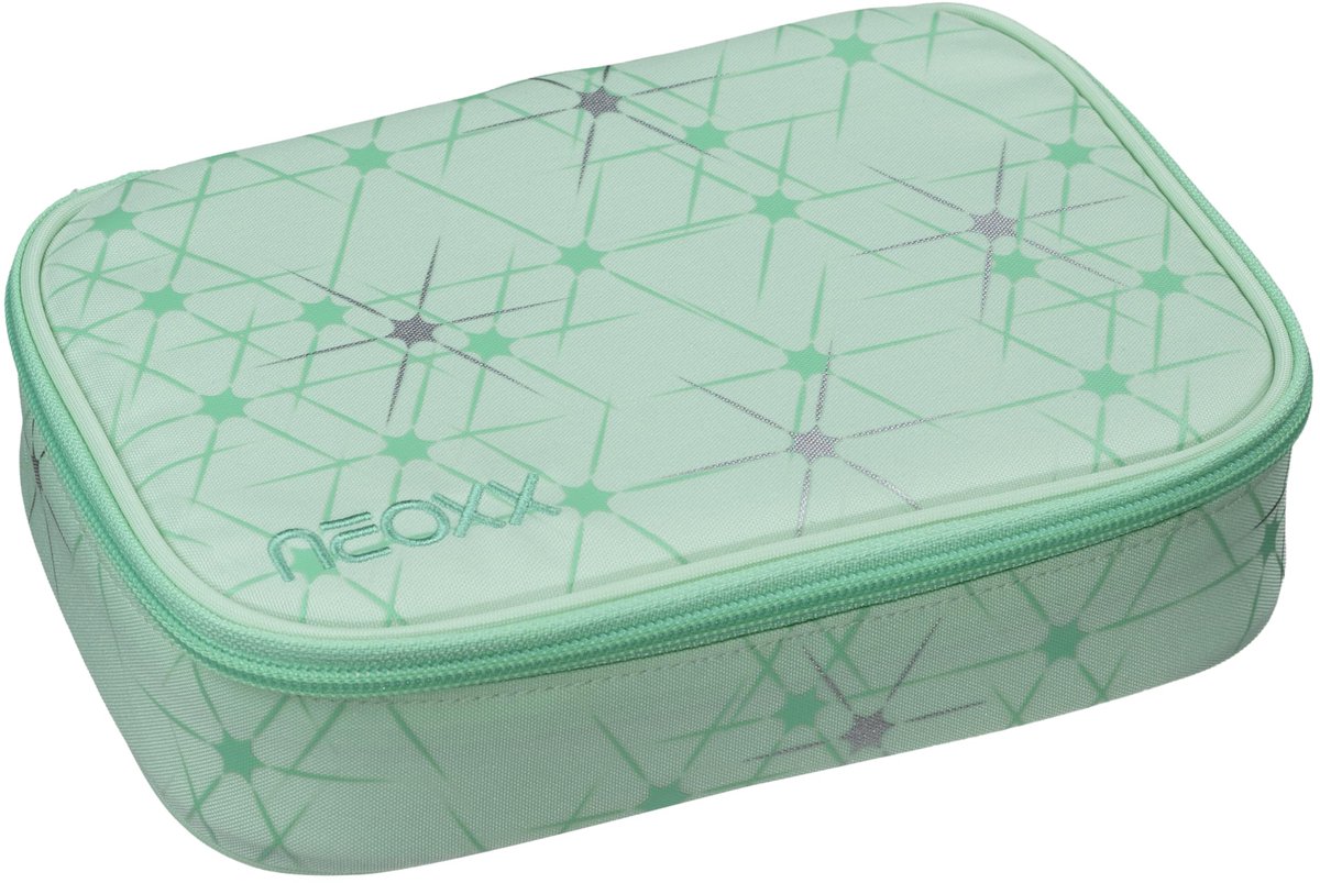 Schooletui DUNK Mintastic - ruimte voor geodriehoek - 26 pennenlussen - ideaal voor scholieren - ShopVlot