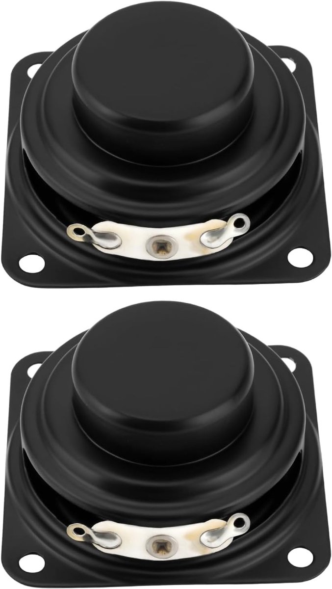 Mini audio speakers 40mm - vierkant - interne magnetische speaker - ideaal voor walkie-talkies en bluetooth audio - ShopVlot