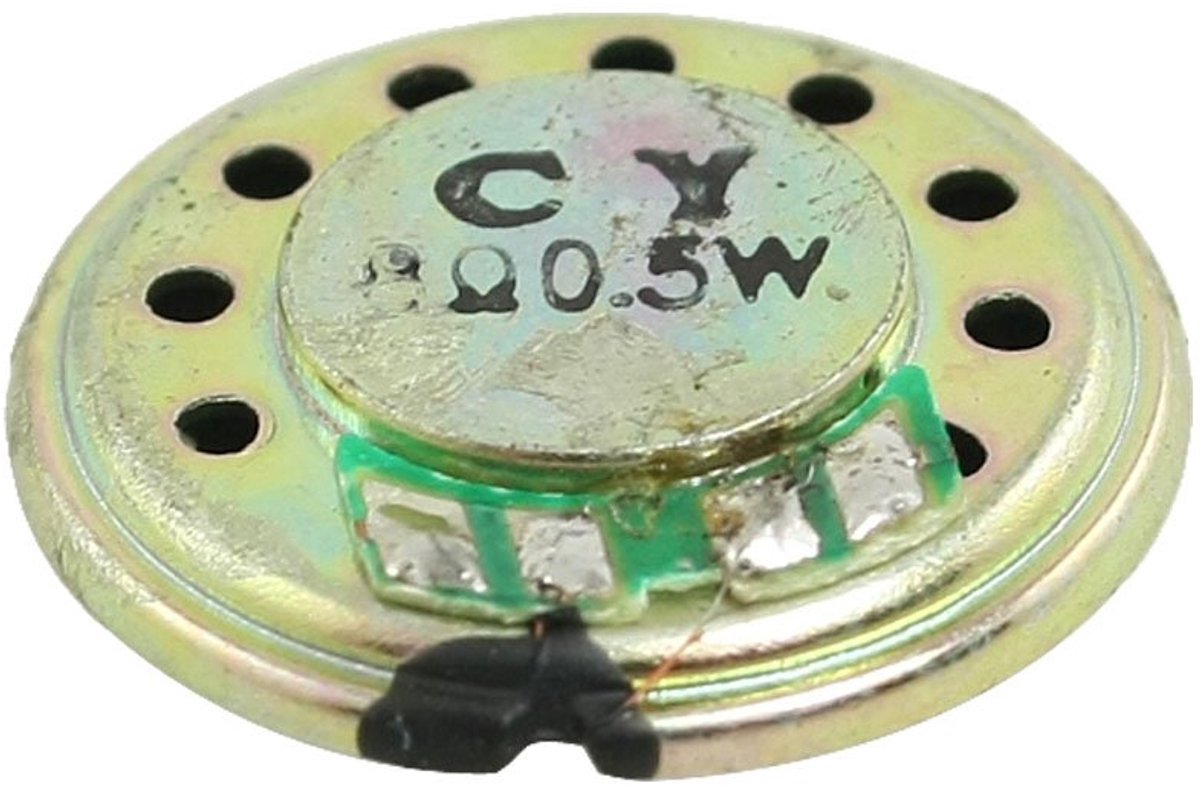 luidspreker 8 Ohm 0.5W 20mm - ronde interne magnetische luidspreker - ideaal voor speelgoed - hoge geluidskwaliteit - ShopVlot