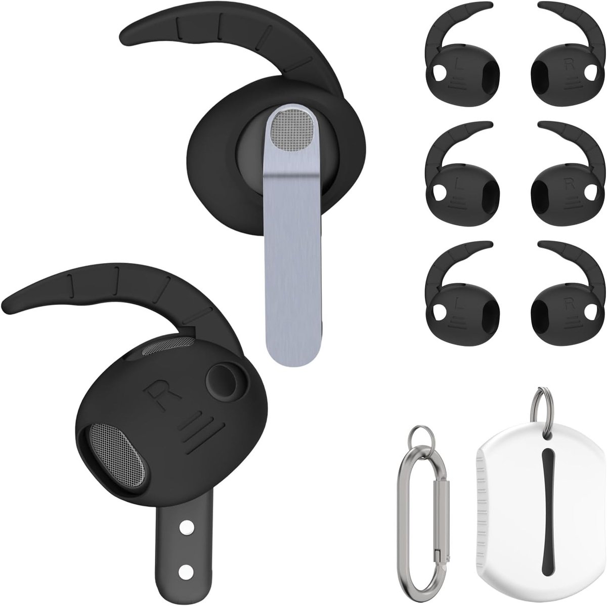 Zachte siliconen oordopjes - geschikt voor Samsung Galaxy Buds 4 - antislip - ideaal voor dagelijks gebruik - ShopVlot