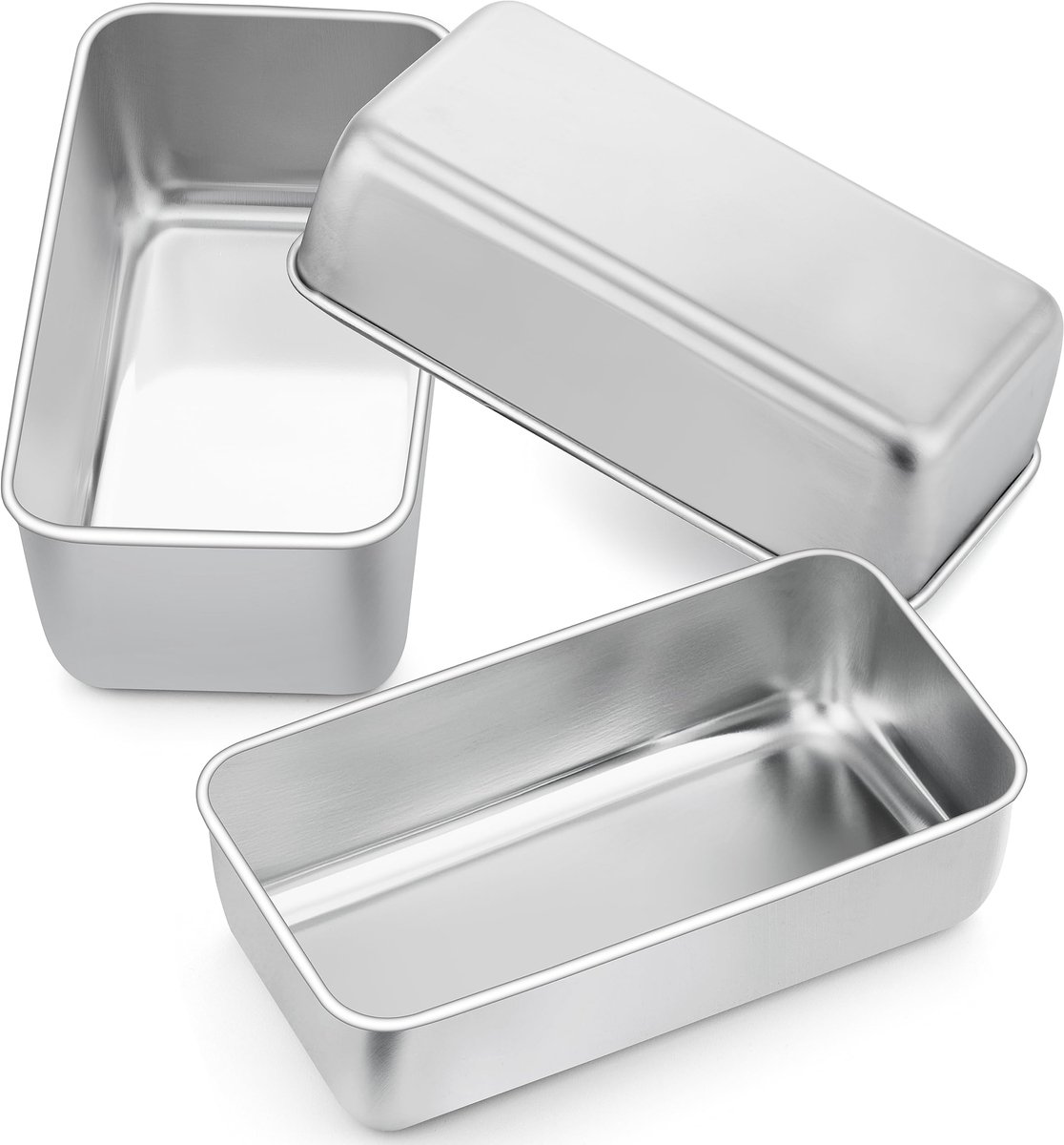 Bakvorm set 3-delig - roestvrij staal - koninklijke cakevorm - eenvoudig te ontvormen - ShopVlot