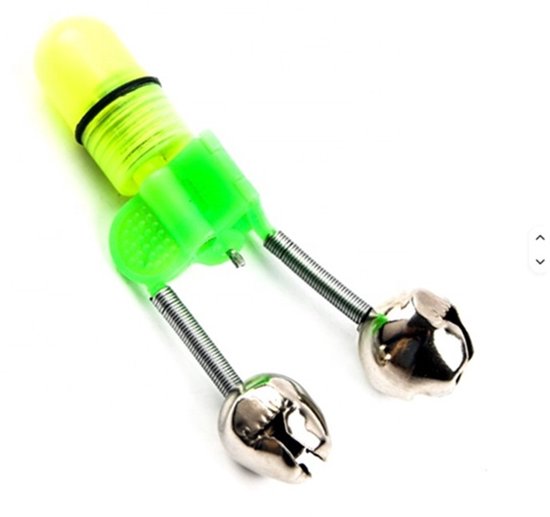 LED Beetmelders voor Hengel - 4 Stuks - Dubbele Bel - Nachtvissen - Met Batterij — afbeelding 4