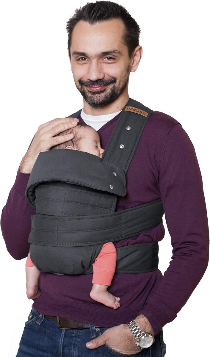 marsupi Classic 2.0 Baby Carrier Lightweight Baby Carrier for Newborns from 3.5 kg and Toddlers up to 15 kg, Compact - ShopVlot