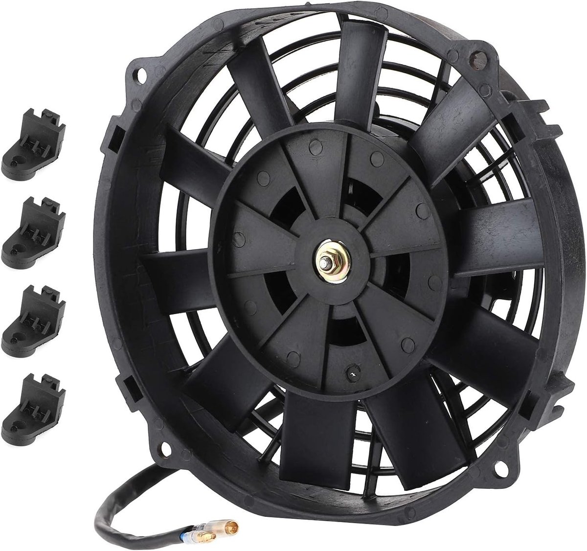 Ventilator voor Elektrische Radiator - Zwart - 8 inch - Universele Koelventilator met 10 Bladen - Voor Motorcompartiment