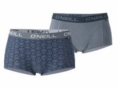 O'Neill dames boxershorts 2-pack - deco floral blue - maat L