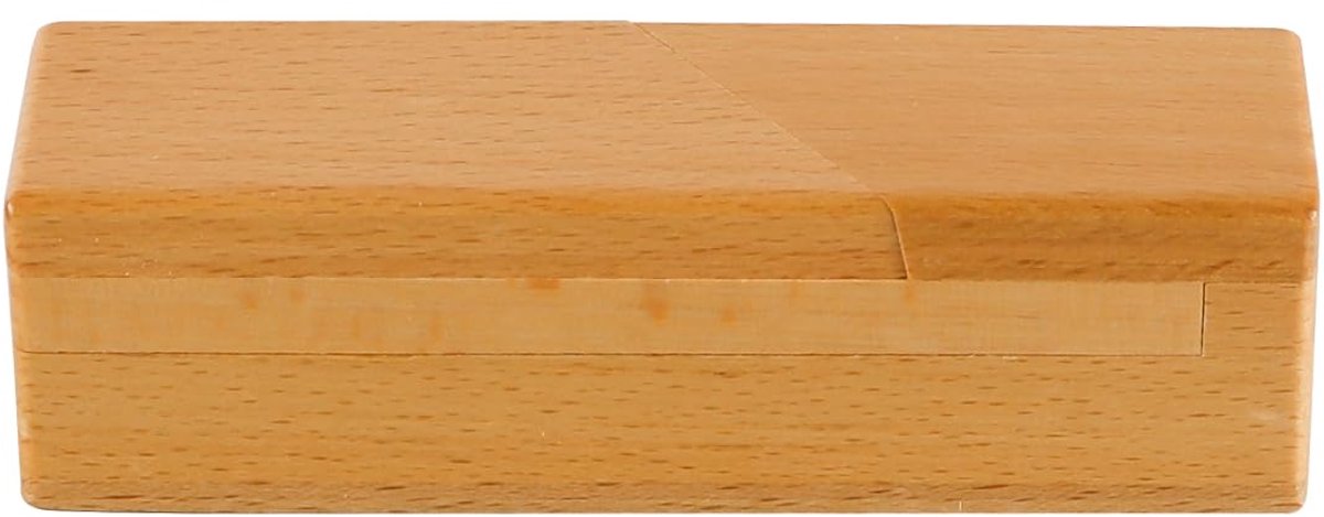 Houten puzzeldoos met verborgen compartimenten - moeilijke hersenkraker voor volwassenen - geheime geschenkdoos - ShopVlot