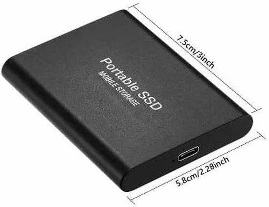 Externe SSD - Draagbare Opslag - Dagelijks Bestandsgebruik - Plug-and-play - 1 TB - Blauw — afbeelding 2