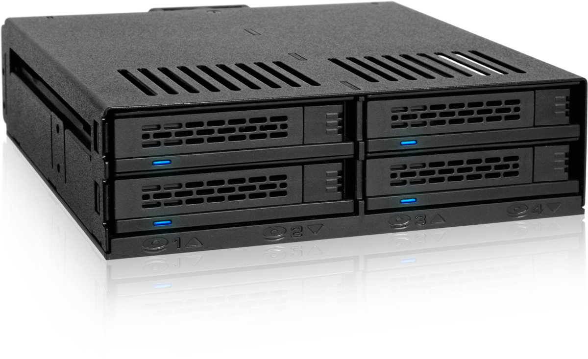 ICY DOCK ExpressCage MB324SP-1B 4-bay 2.5" SATA/SAS HDD/SSD behuizing