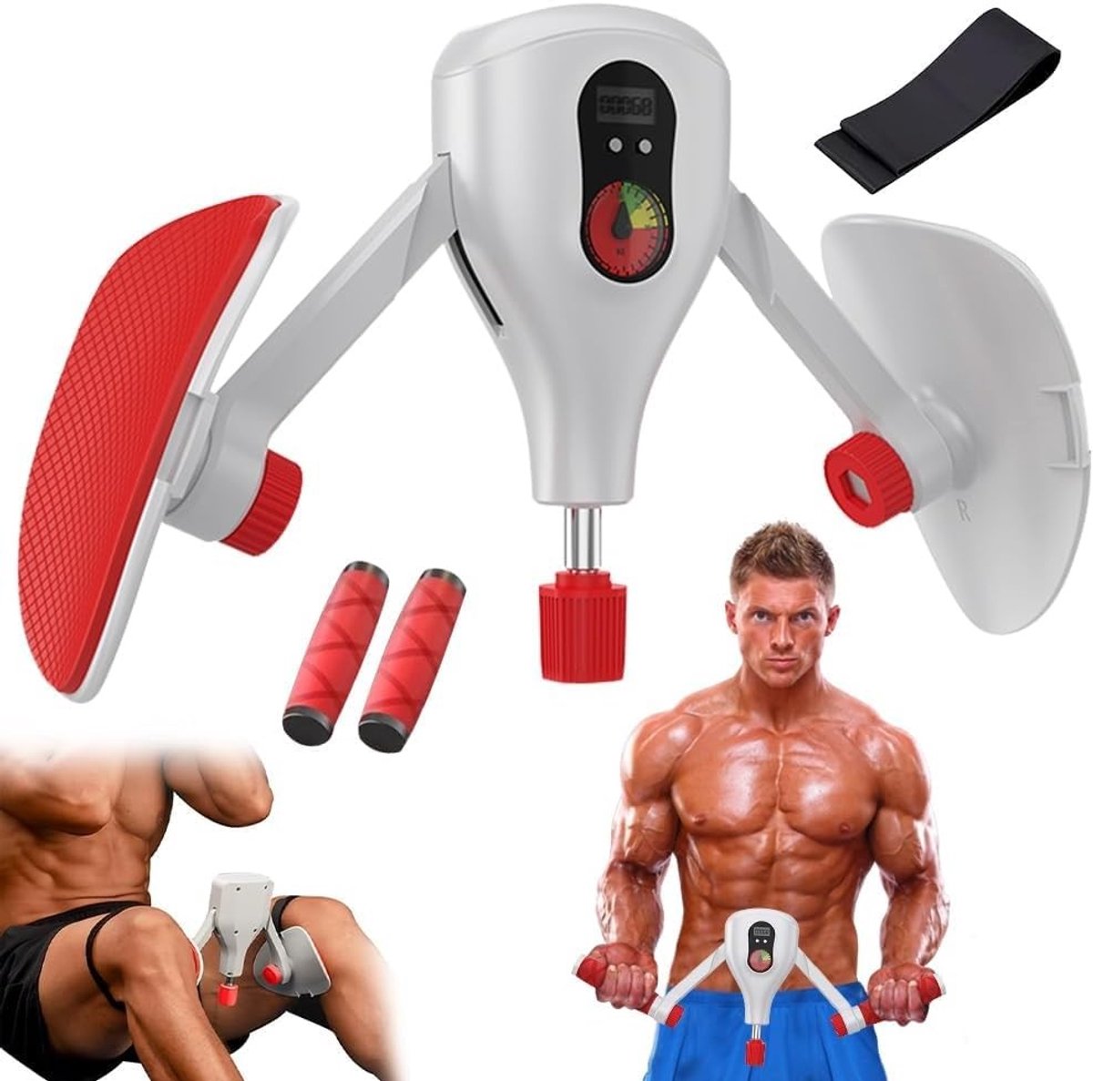 Verstelbare Thigh Trainer voor Heup- en Biltraining voor Mannen en Vrouwen - 18kg Pelvic Floor Trainer voor Thuisgebruik, Effectieve Spierversterking en Fitness