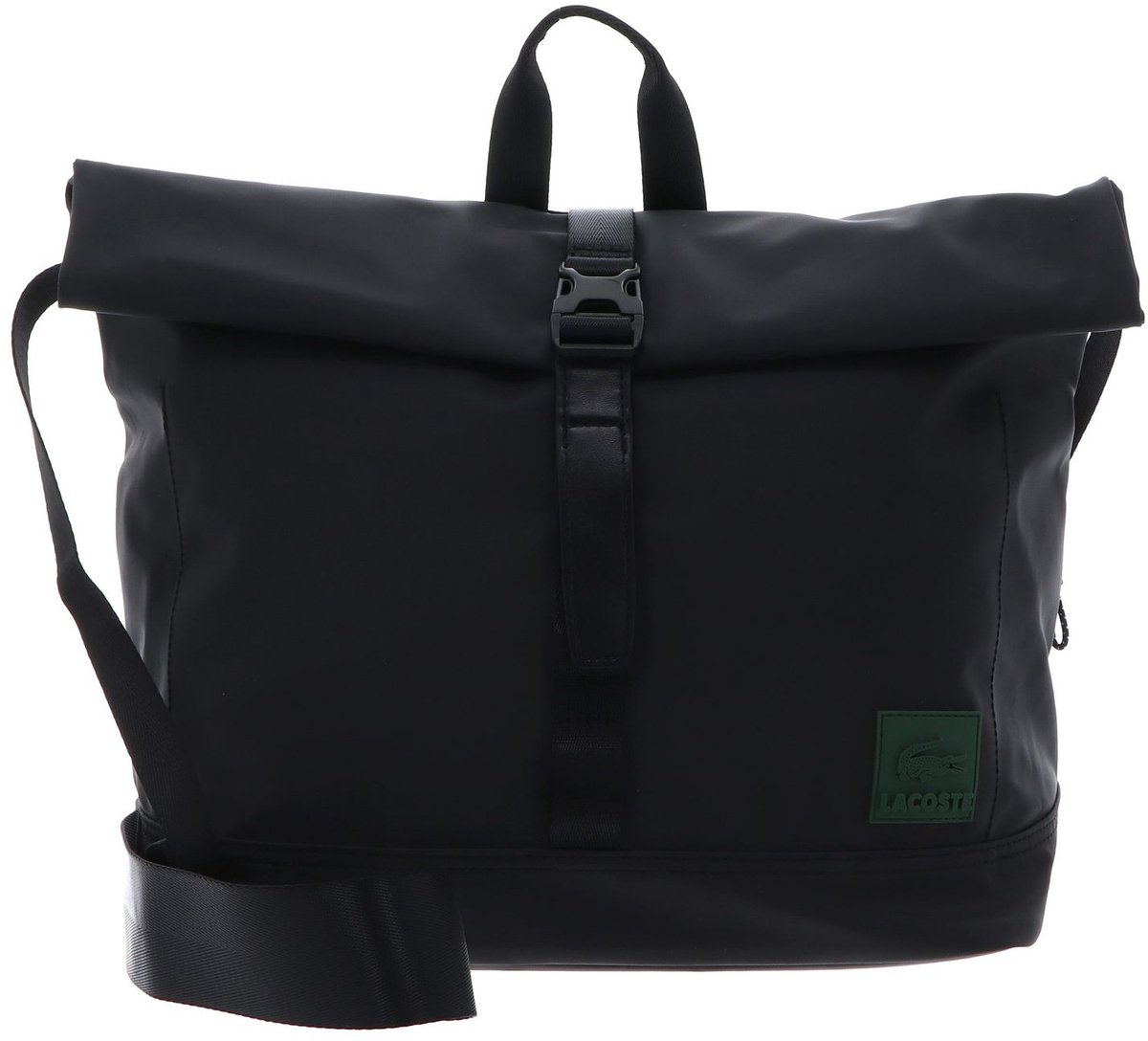 LACOSTE schoudertas Messenger Bag Noir zwart