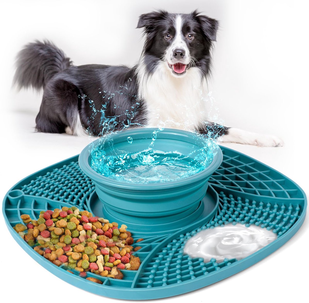 Lekmat voor honden met zuignap - makkelijk te reinigen - verlicht angst en verveling - ideaal voor verzorging - ShopVlot