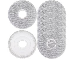 8 Stuks Wisdoeken voor Dreame L10s/X40/L40/AE/L40S/X50/L50S/L50 Pro Ultra - Herbruikbaar en Wasbaar Reservedoek