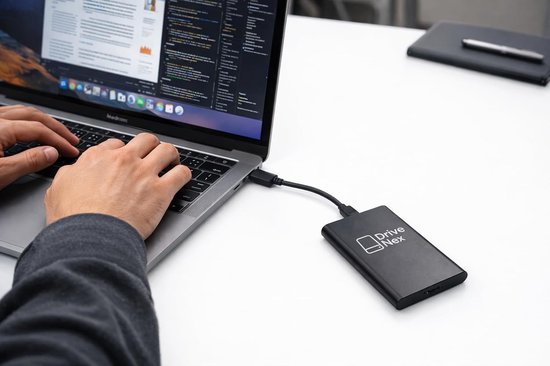 Externe Harde Schijf - Draagbare Opslag - Data Opslaan - Plug en Play - 2 Terabyte - Zilver — afbeelding 3