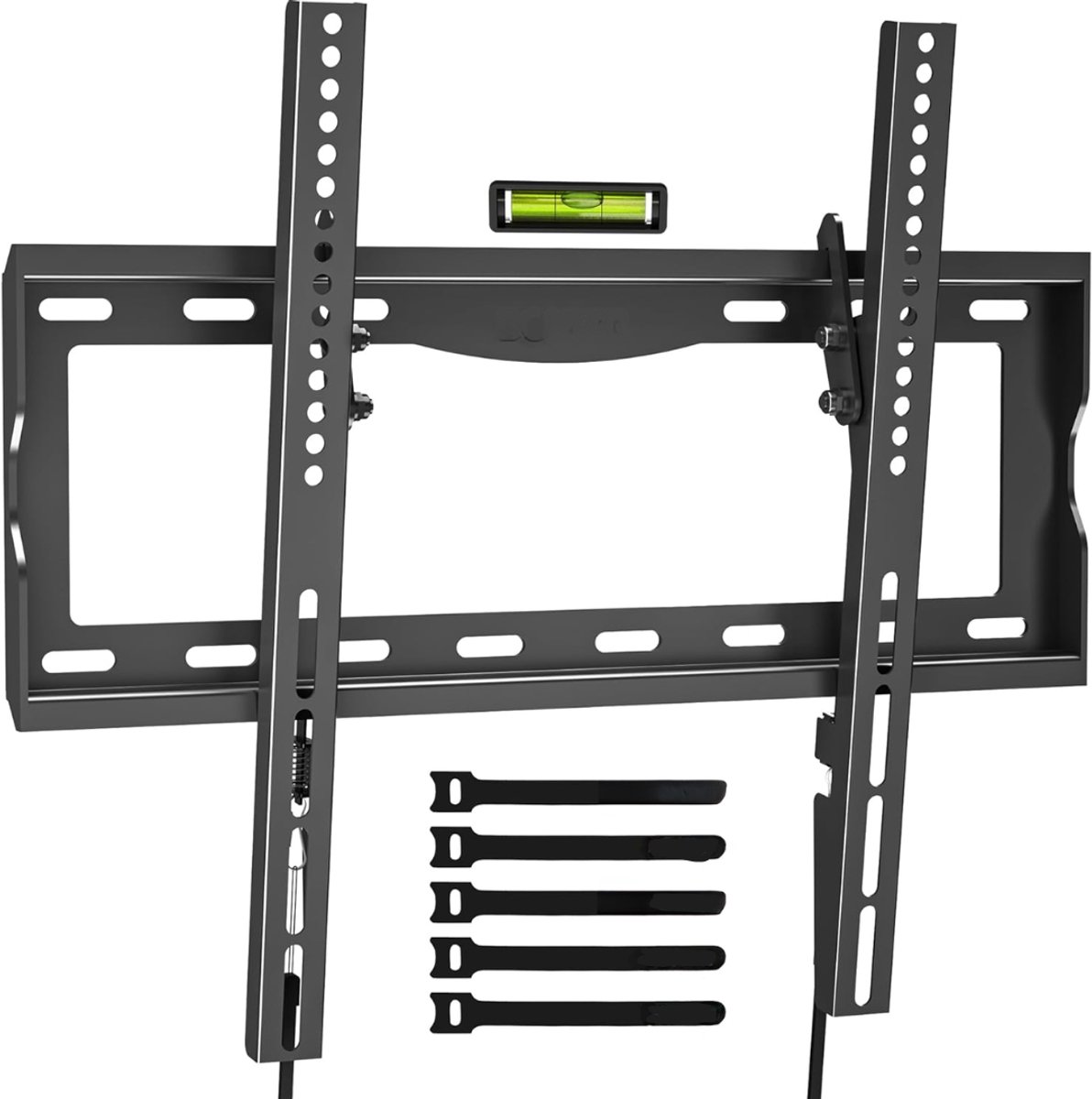 Lìon® TV Beugel - TV Beugel Draaibaar - TV Beugels Draaibaar en Kantelbaar - Zwart - 45cm x 45cm x 3cm