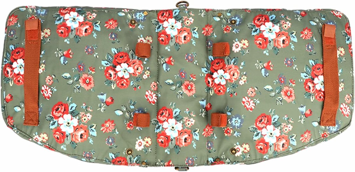 Dubbele Fietstassen - Bagagetas Achterop - Boodschappen Vervoeren - Waterdicht Canvas Materiaal - 33x125x30 cm - Groen — cadeau in Sport & Outdoor - foto 7