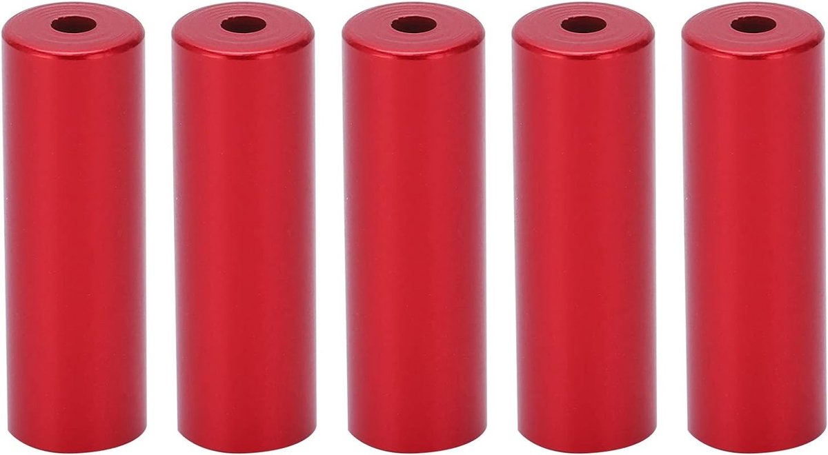 Set van 5 Aluminium Versnellingskabel Caps - 4mm Kabel Einde Caps voor Fietsen, Fietsaccessoires en Onderhoud