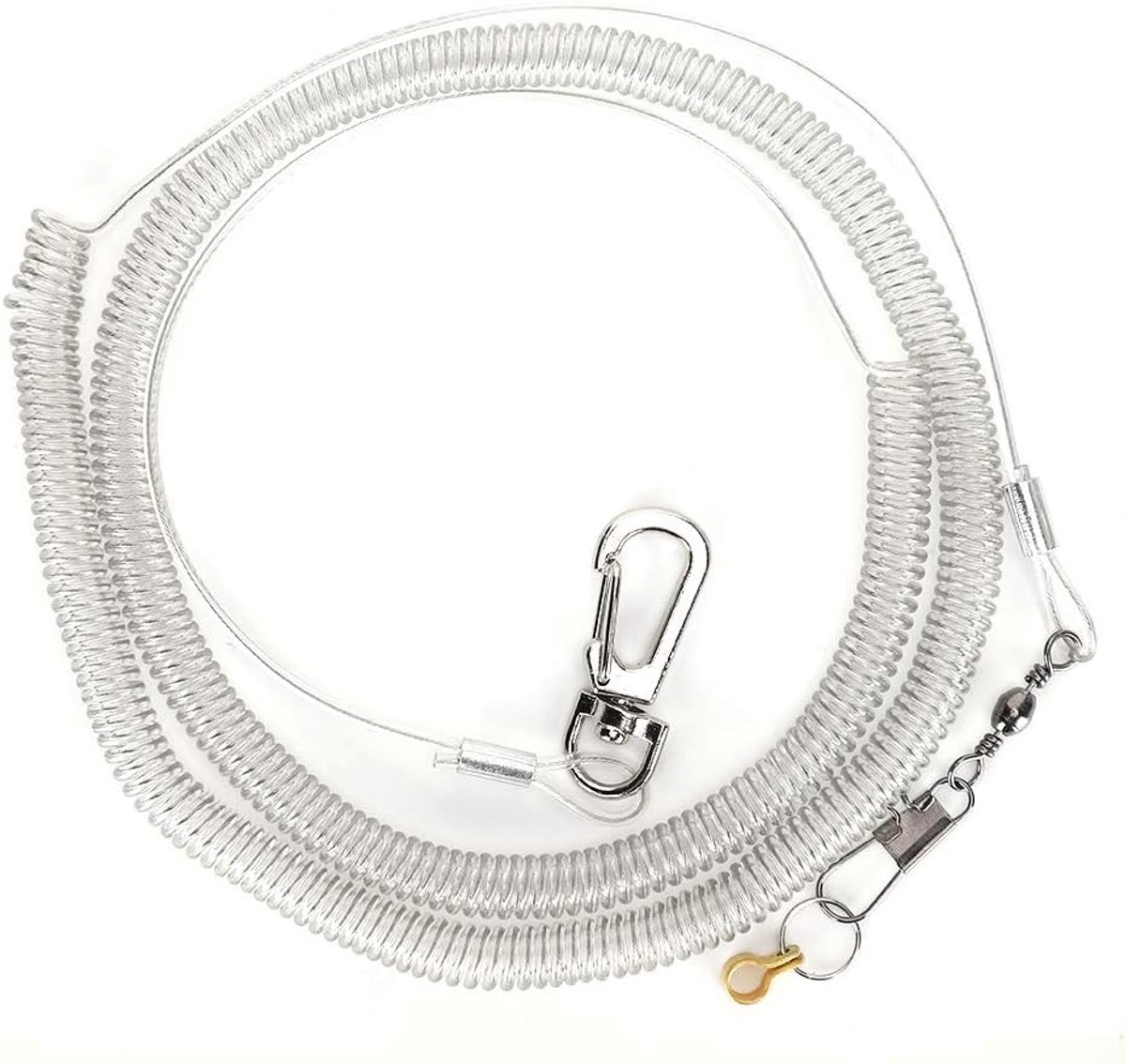 Vogelharnas Leash 4.5MM - Kunststof en staal - Bijtbestendig en duurzaam - Ideaal voor training - ShopVlot