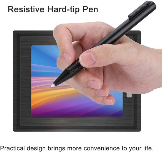 Resistive Pen for POS PDA Navigator with Telescopic Cable, Hard Tip Resistive Pen Touch Pen for Resistive Touch Screen - ShopVlot — afbeelding 3