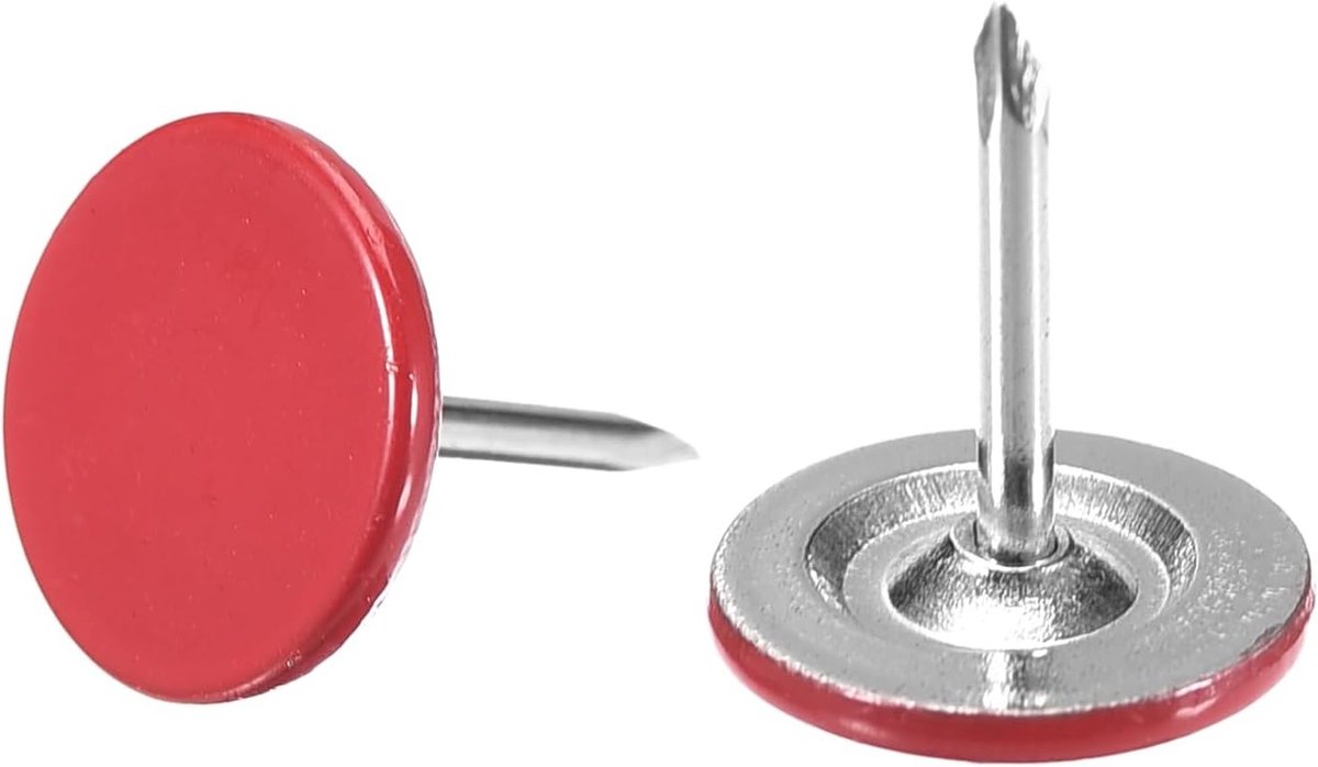Pack van 50 Bekledigingsnagels met Platte Kop 11mm x 13mm voor Meubels, Banken en Hoofdbor