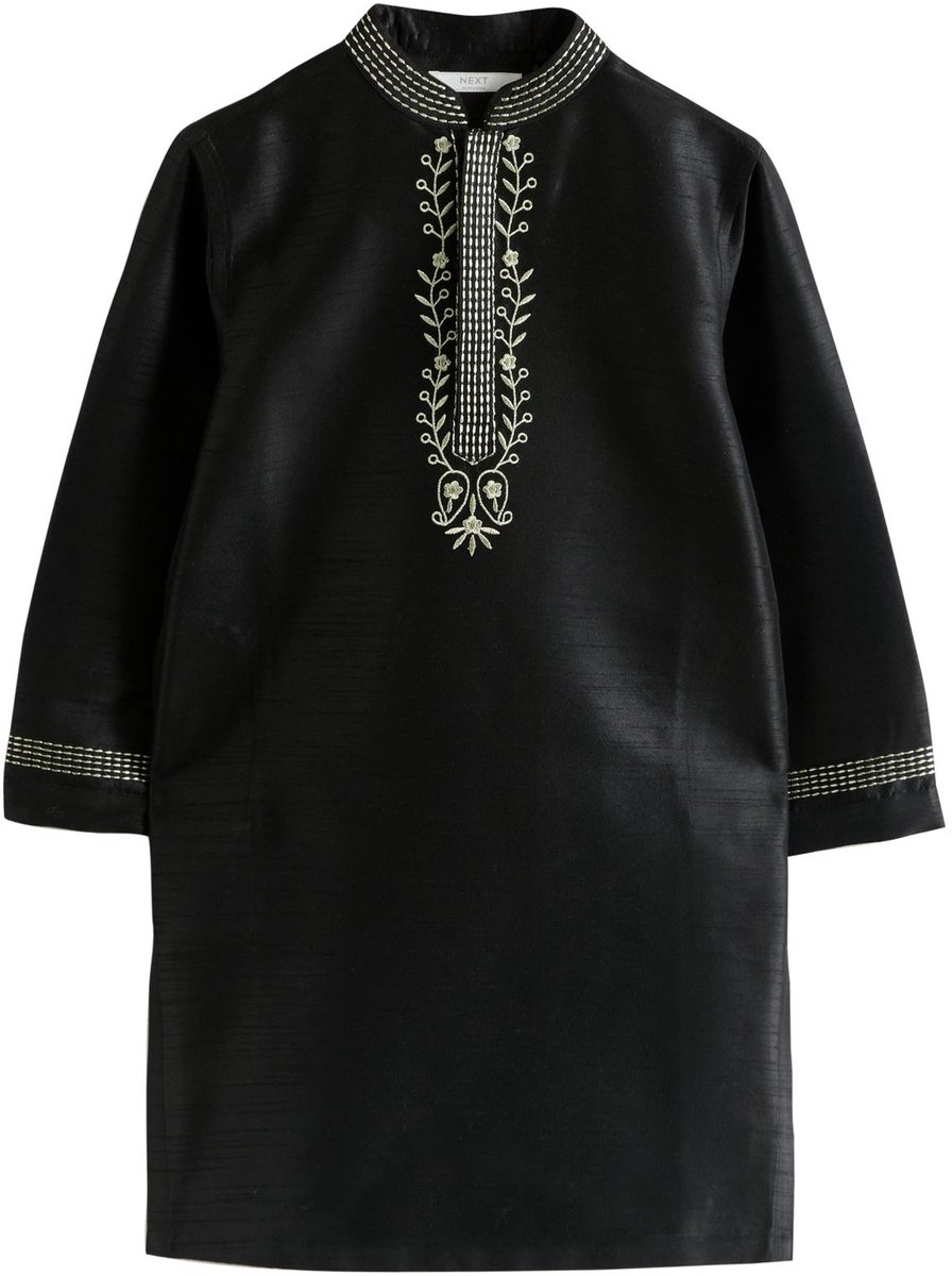 Next - Jongens - Lang overhemd - Zwart