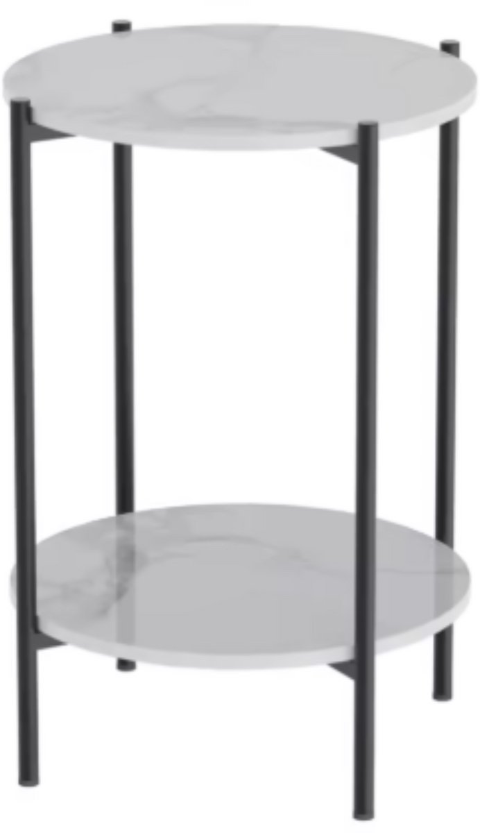 Salontafel 40cm Zwart - Massieve, Woonkamer en Emerald look - Voor Eetkamer, Woonkamer en Kantoor