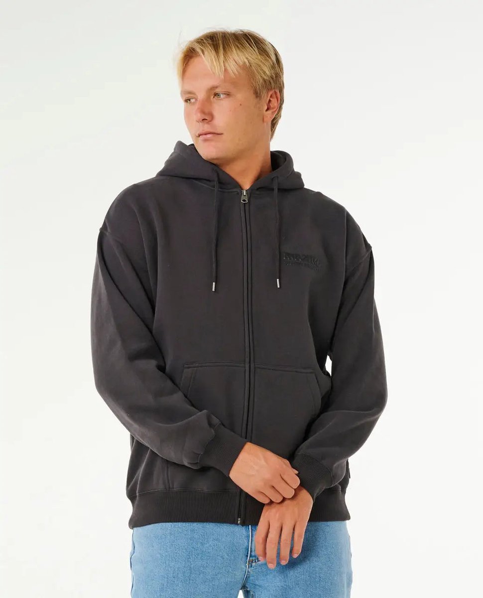 Rip Curl Surf Puff ZIP Thru - Washed Black