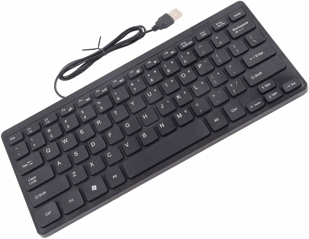 Mini USB-toetsenbord - Klein bedraad - Waterdicht - Ideaal voor onderweg - SnelShoppen