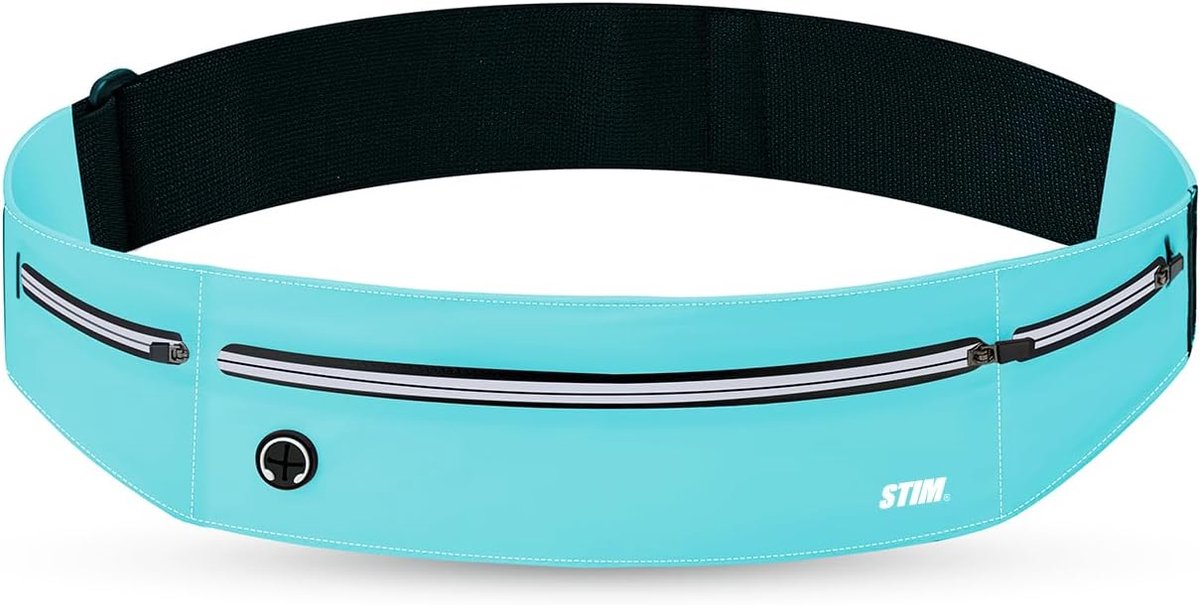 SnelShoppen - Fitness Trainingsriem voor Mannen en Vrouwen Verstelbare Multifunctionele Riem, Turkoois, Geldriem, Ideaal voor Sport en Activiteiten