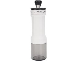Handmatige Koffiemolen - Koffiebonenmaler Molen - Verse Koffie Zetten - 40 Instelbare Malingen - 6x20.2 cm - Wit