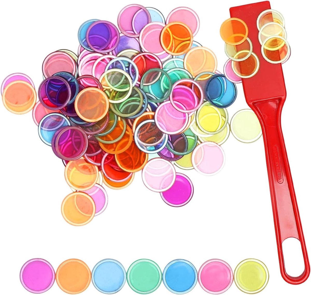 Bingo Speelset met Magnetische Stokken en 100 Speelchips, Educatief Spel voor Gezellige Avonden, STEM Kit voor Kinderen en Volwassenen, Perfect voor Familie Spellen en Spelletjesavonden
