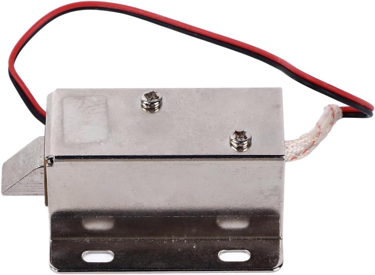 Elektromagnetisch Slot - Elektrisch Kastslot - Kasten Beveiligen - Weerbestendig Ontwerp - 6 x 4 x 3 cm - Zwart
