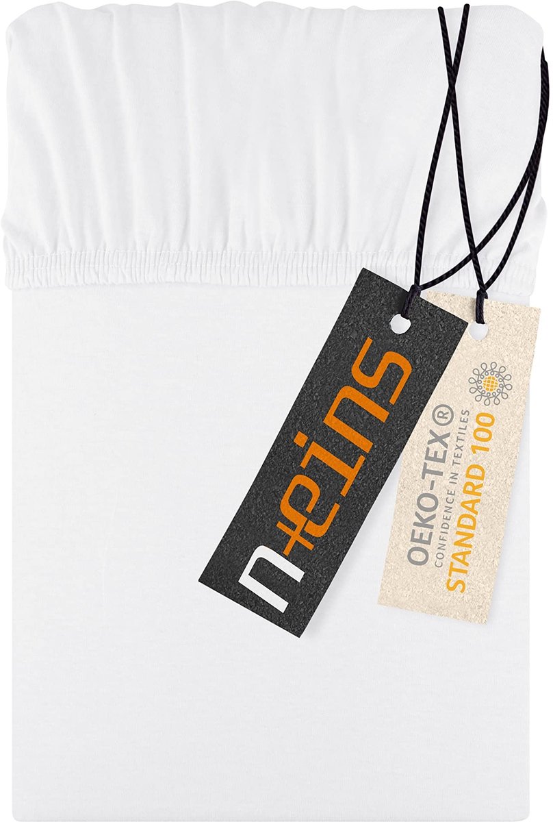 Omgoods - Jersey Fitted Sheet, 100% Katoen, Keuze uit 22 Kleuren