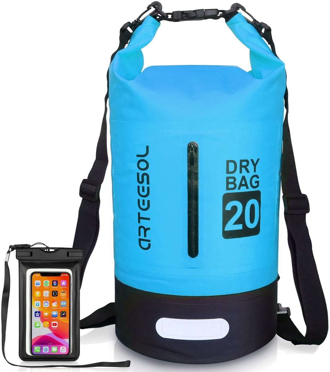 Omgoods - Waterdichte Dry Bag met Verstelbare Schouderband voor Watersport