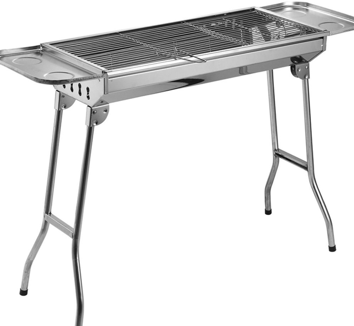 Omgoods - Draagbare Rookvrije Houtskoolbarbecue, Vouwbaar voor Buiten en Camping