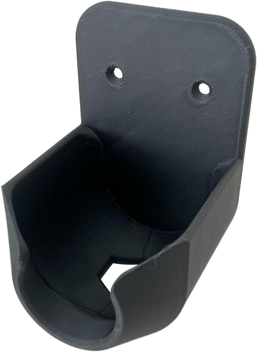 Wandhouder Tuinslang - Slanghouder Buiten - Tuin Organiseren - Antislip Design - 12 x 9 x 8 cm - Zwart
