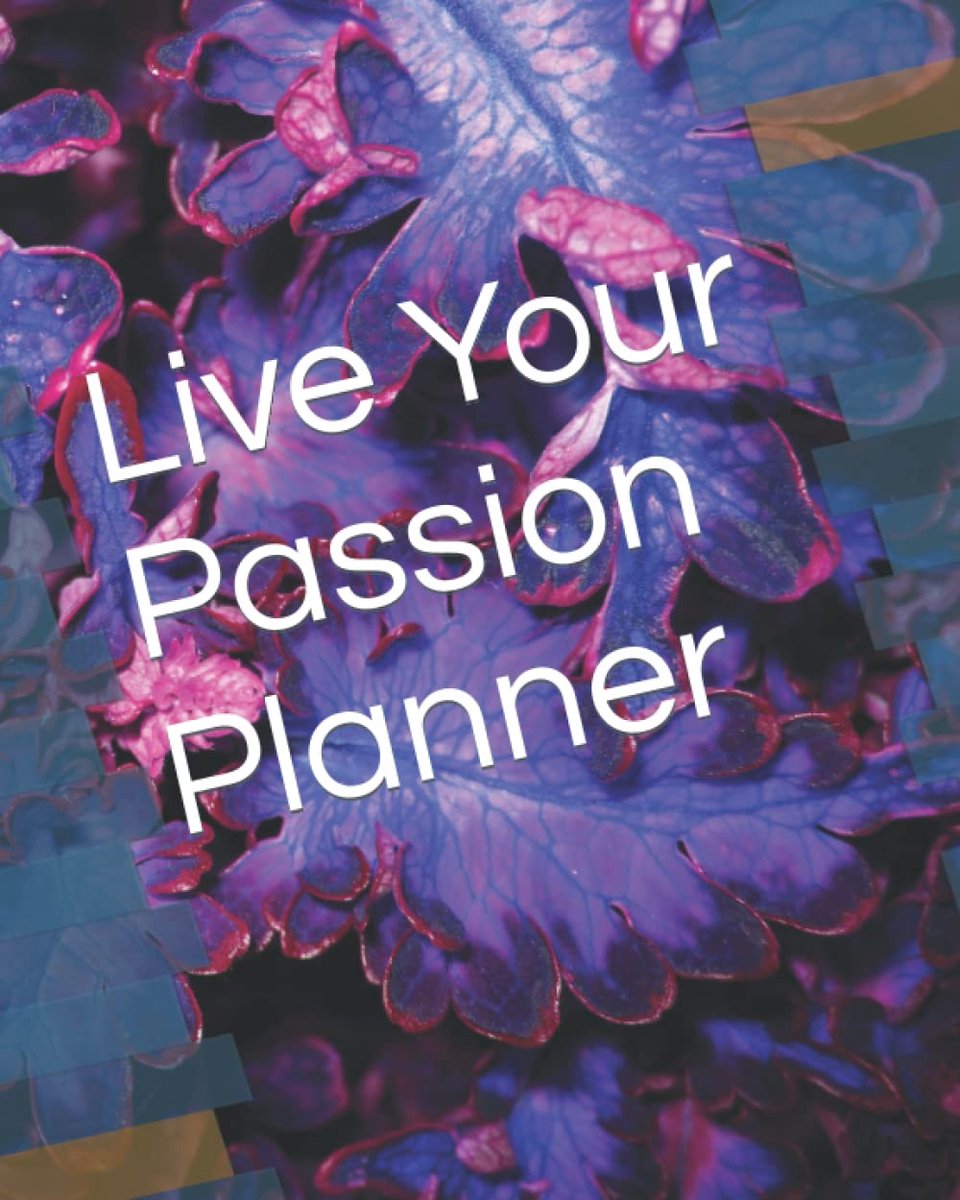 SnelShoppen - Live Your Passion Planner - Agenda, Notitieboek, Motivatie, Creatief, 12 maanden, A5 formaat, Flexibel, Kleur: Pastel, Voor Persoonlijke