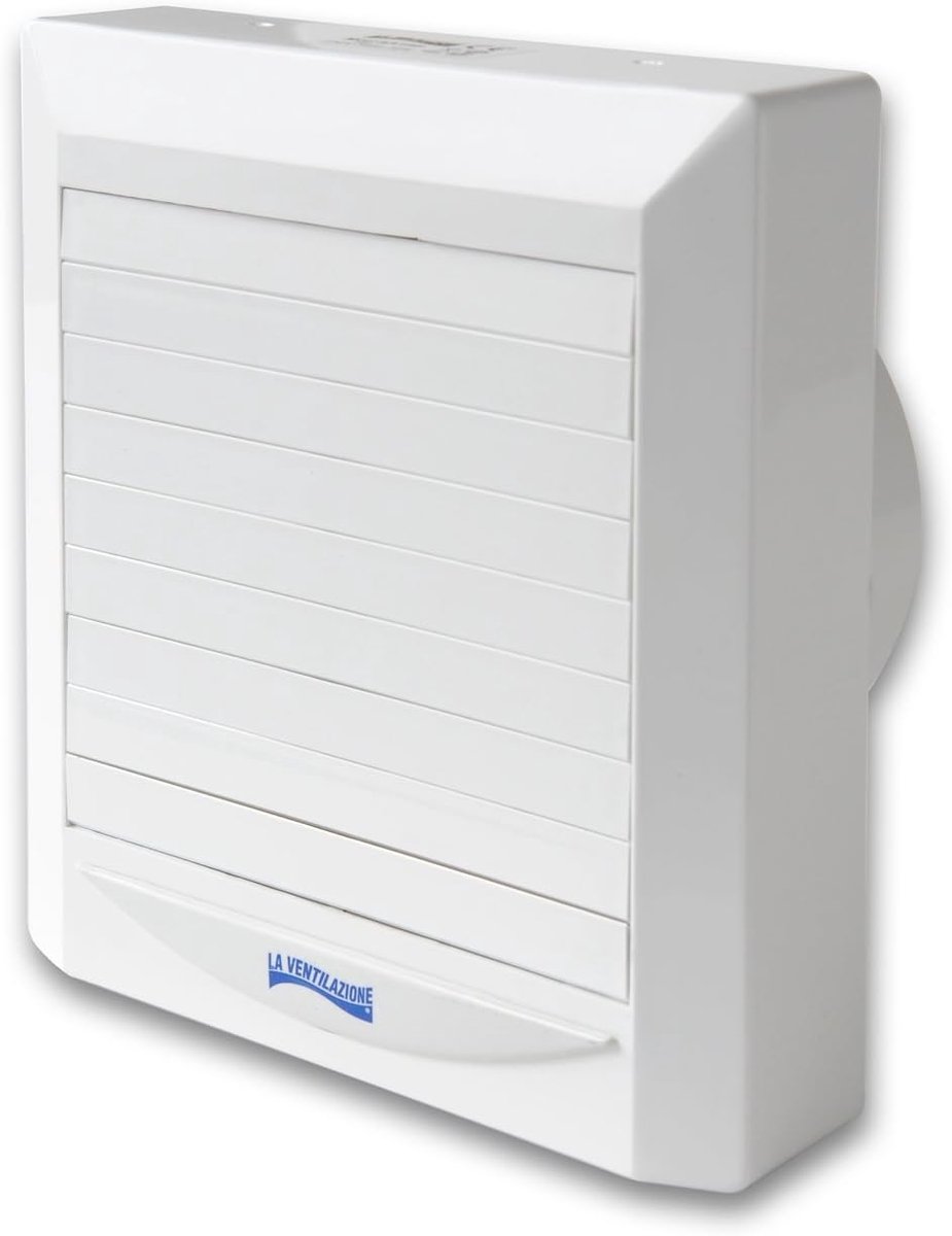 SnelShoppen - Ventilatie aa15g Spiraalboor Afzuigventilator met Terugslagklep 150mm/6" - Stil 50 dB - 230 m³/h - 29 W - IP44 Waterdicht