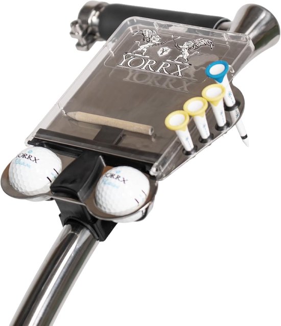 Golf Trolley - Golftrolley Pushwagen - Golfen Ondersteunen - Roestvrij Staal Frame - 65 x 35 x 18 cm - Zilver — afbeelding 5