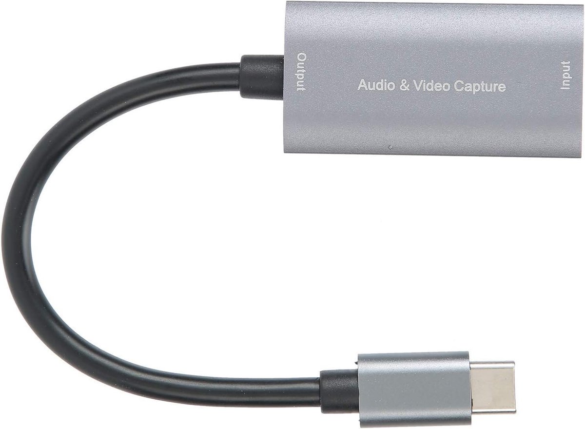USB-C naar HDMI Video Capture Card - Zilvergrijs - 4K Opname - Compact - Voor Gamers en Streamers thumbnail 8