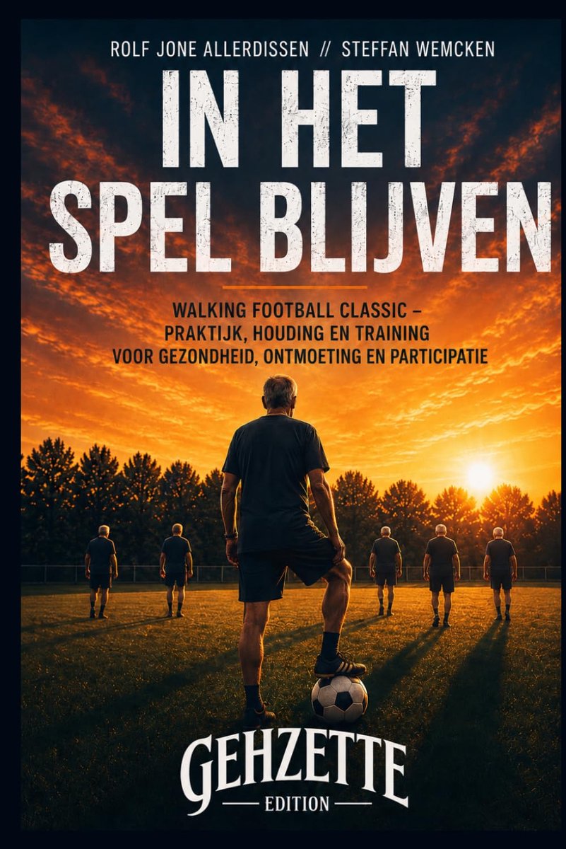 Walking Football Classic gids - spelregels en tips - voor beginners - plezier en gezondheid - ShopVlot