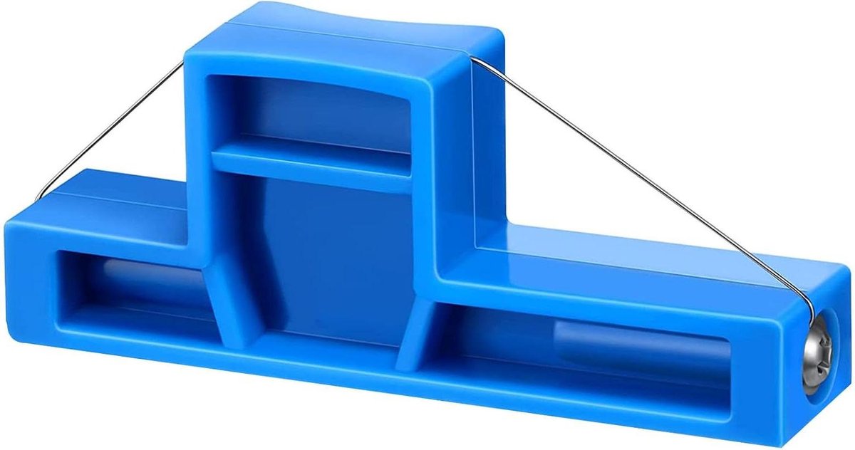 Hoeksnijgereedschap Klei - Keramische Draadsnijder - Keramiek Maken - Verschillende Hoekopties - 69 x 28 cm - Blauw